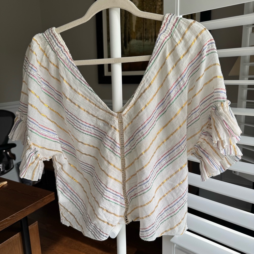 SAYLOR Multicolor Striped Top - Picture 9 of 9